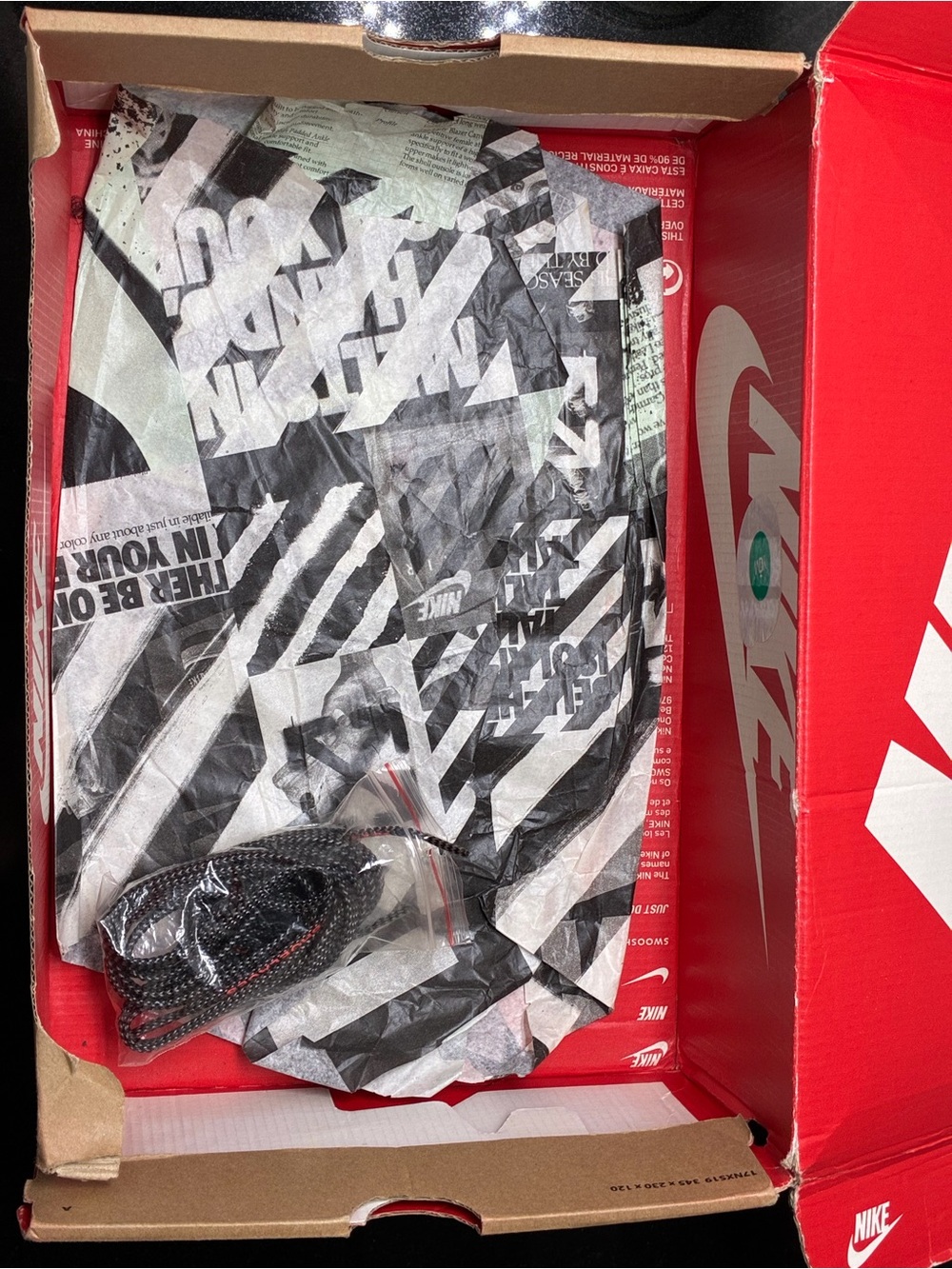 Nike x Off-White Air Force 1 Low Volt AO4606-700 Size 13 OG Box Extra Laces - Picture 13 of 16